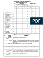 Sem - III Feed Back Form