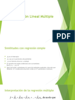 Regresión Lineal Multiple