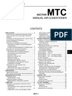 Manual Air Conditioner: Section