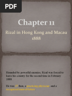 Rizal in Hong Kong and Macau 1888