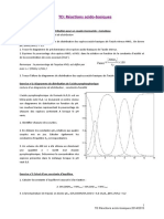 TD: Réactions Acido-Basiques: Exercice N°1: Diagramme de Distribution Pour Un Couple Monoacide - Monobase