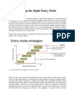 OLI: Choosing The Right Entry-Mode Strategy