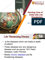 Nursing Care of Child With LIFE THREATENING CONDITIONS