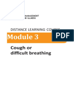 Cough or Difficult Breathing: Distance Learning Course