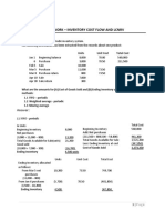 Group Work - Inventory Cost Flow and LCNRV: Answer