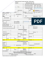 Planilla de Inscripcion Del Estudiante Eti