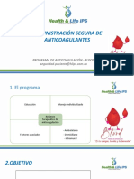 Administración Segura de Anticoagulantes