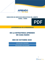 Experiencia de Aprendizaje Octubre PDF