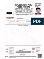 Certificado de Antecedentes Penales y Judiales