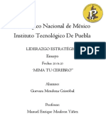 Evidencia1 - Ensayo Del Libro - Mima Tu Cerebro