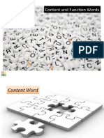Content and Function Words