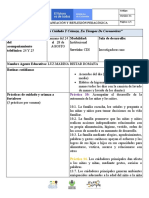 Informe Planeación Pedagógica Semana Del 24 Al 28 de Agosto