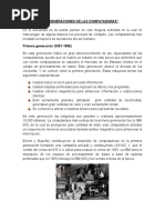 Generaciones de Computadoras PDF