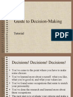 Guide To Decision-Making: Tutorial