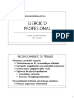 Ejercicio Profesional