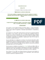 Resolución 333 de 2011