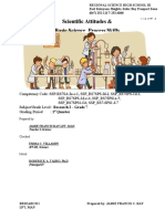 Scientific Attitudes & Basic Science Process Skills: Unit 1