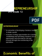 Entrepreneurship: SHS Grade 12