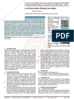 A Study of Derivative Market in India