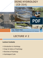 Lec 2, Introduction To Hydrology