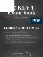 A2 Key 1 Exam Book: Date: 12 September 2020