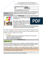 Guia de Aprendizaje Autónomo I.E Pablo Correa Leon Junio 2020 - Intención Comunicativa de Los Textos