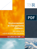 Cahier ANR 7 Changements Globaux PDF