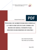 Estudio Sobretensiones Cortocircuito MT PDF