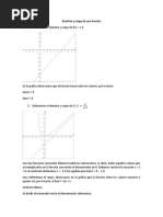 Dominio y Rango de Una Función