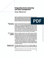 ELT Journal Volume 41 Issue 3 1987 (Doi 10.1093 - Elt - 41.3.193) Maclennan, S. - Integrating Lesson Planning and Class Management