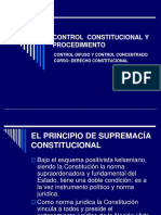 Control Constitucional y Procedimiento