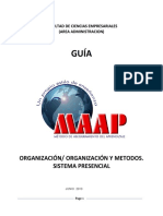 Guia MAAP ORGANIZACION 2O13