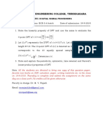 Govt. Model Engineering College, Thrikkakara: πn πn u (n) - Let s (n) is a sequence of