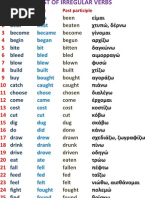 Irregular Verbs