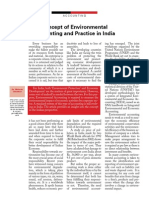 Environment Accounting in India