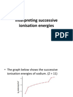 Interpreting Successive Ionisation Energies