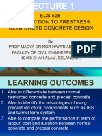 ECS 528 Introduction To Prestress Reinforced Concrete Design