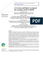 When To Use and How To Report The Results of PLS-SEM: Joseph F. Hair