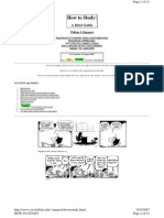 How To Study:: A Brief Guide