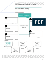 This Is My Family.: Learning Pack: PRE A1 STARTERS - Unit 2: You and I (Video 2)