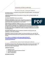 Example Discharge Letters PDF