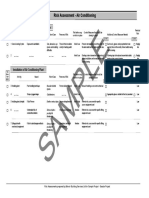 Risk Assessment Air Conditioning Sample PDF