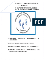 Rebobinado de Motores Electricos - Tarea 1 - Quesada Fasanando Johannes