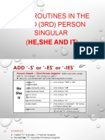 Diapositivas Daily Routine 1B 7â°