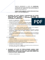 NR 10 NR11 NR 12 Comando Do Exercício de Avaliação PDF