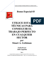 Bonus Especial 3. Stuart Lichtman - Conseguir El Trabajo Perfecto