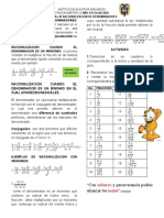 Guia 10 Racionalizacion de Denominadores