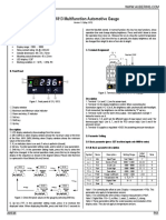 SYL-1813 Multifunction Automotive Gauge Instruction Manual: Auber Instruments