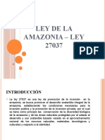 Ley de La Amazonia - Ley 27037