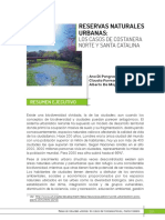 Reservas Naturales Urbanas: Los Casos de Costanera Norte y Santa Catalina